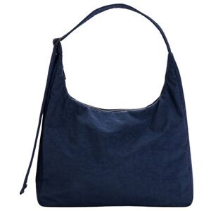 BAGGU Nylon Shoulder Bag Navy Blue